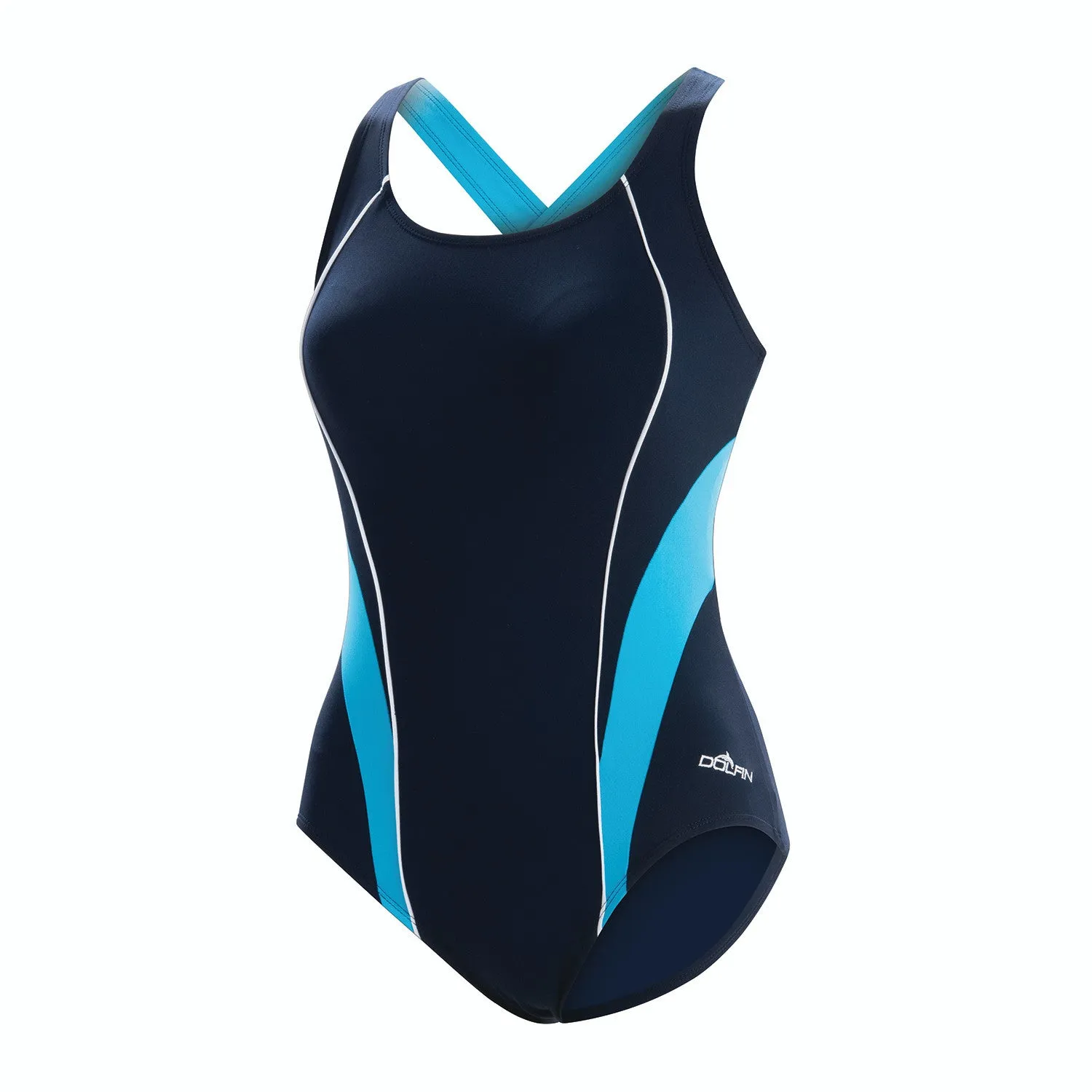 DOLFIN Aquashape Sporty Crossover One Piece Swimsuit