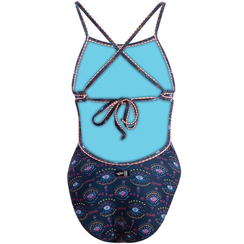 Dolfin Uglies - Revibe Eye Spy Tie Back One Piece Swimsuit