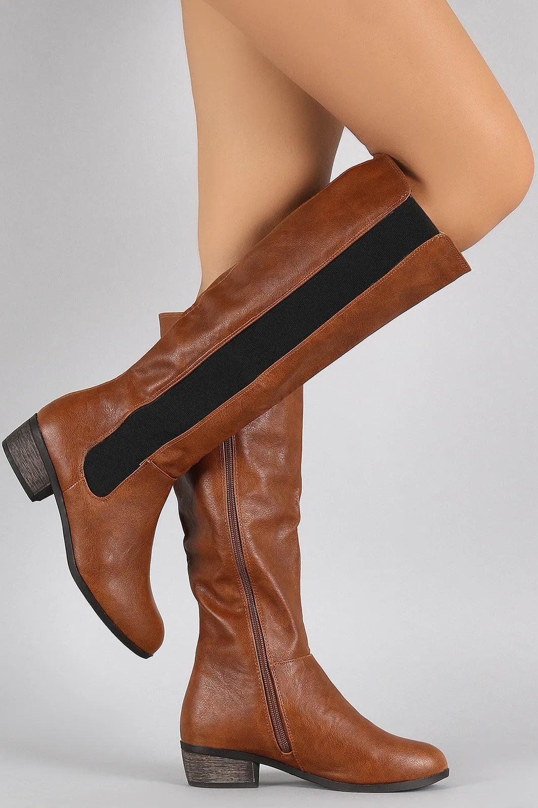 Dollhouse Elasticized Riding Knee High Boots