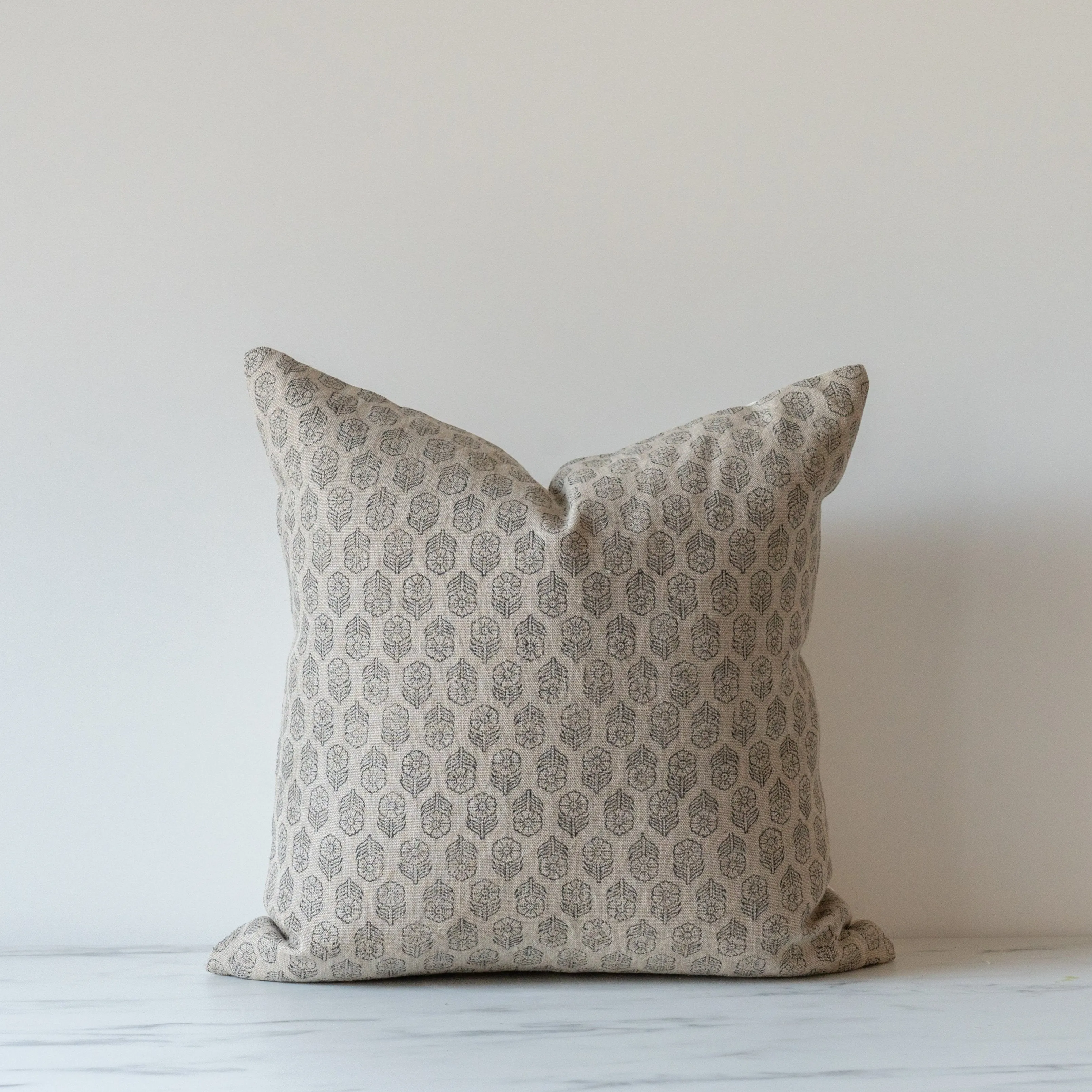 Dolly Block Print Pillow Cover