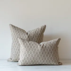 Dolly Block Print Pillow Cover