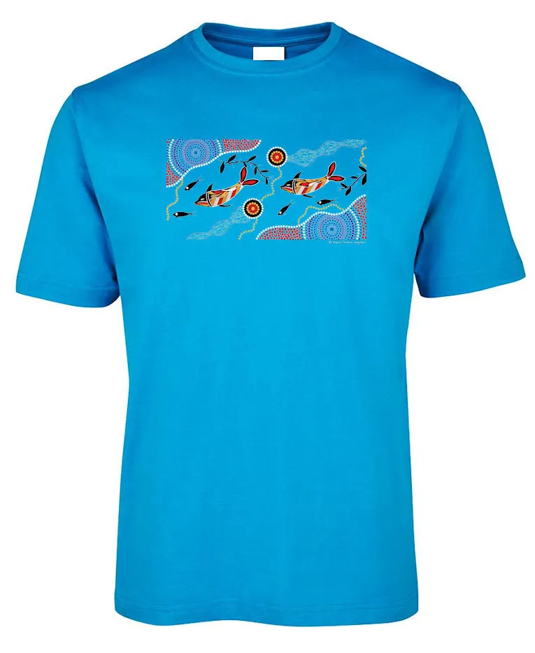 Dolphin Journey Adults T-Shirt by Wayne Thomas Maynard (Various Colours)