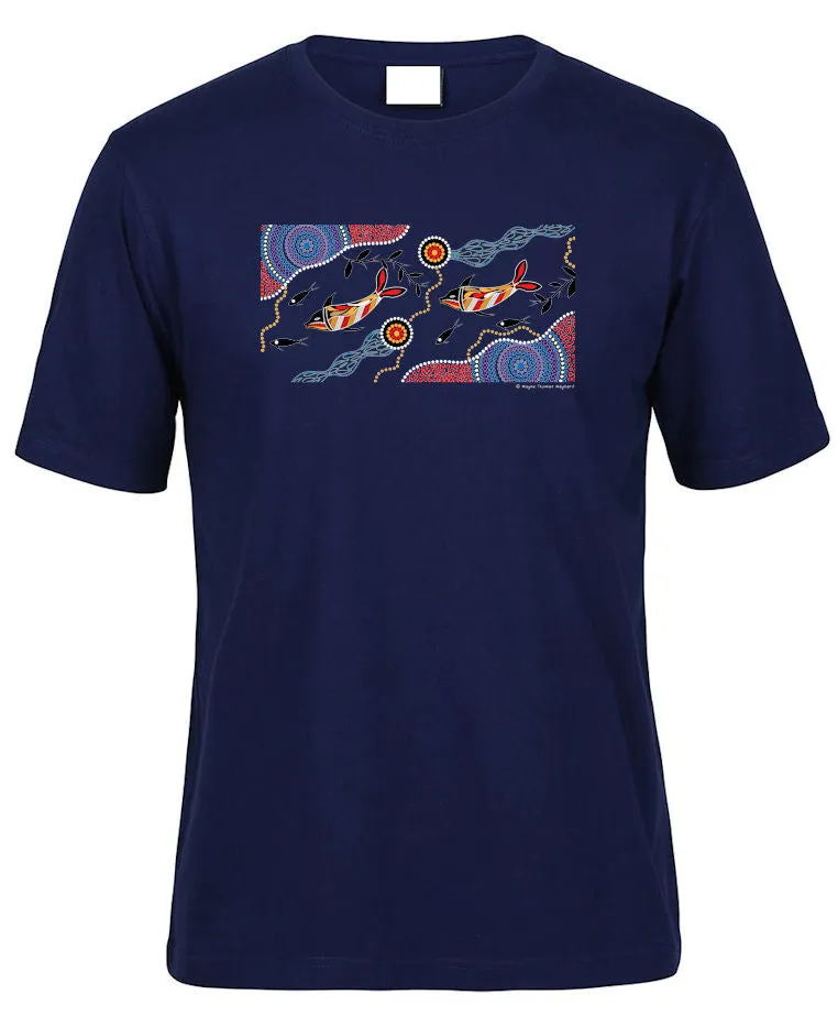 Dolphin Journey Adults T-Shirt by Wayne Thomas Maynard (Various Colours)