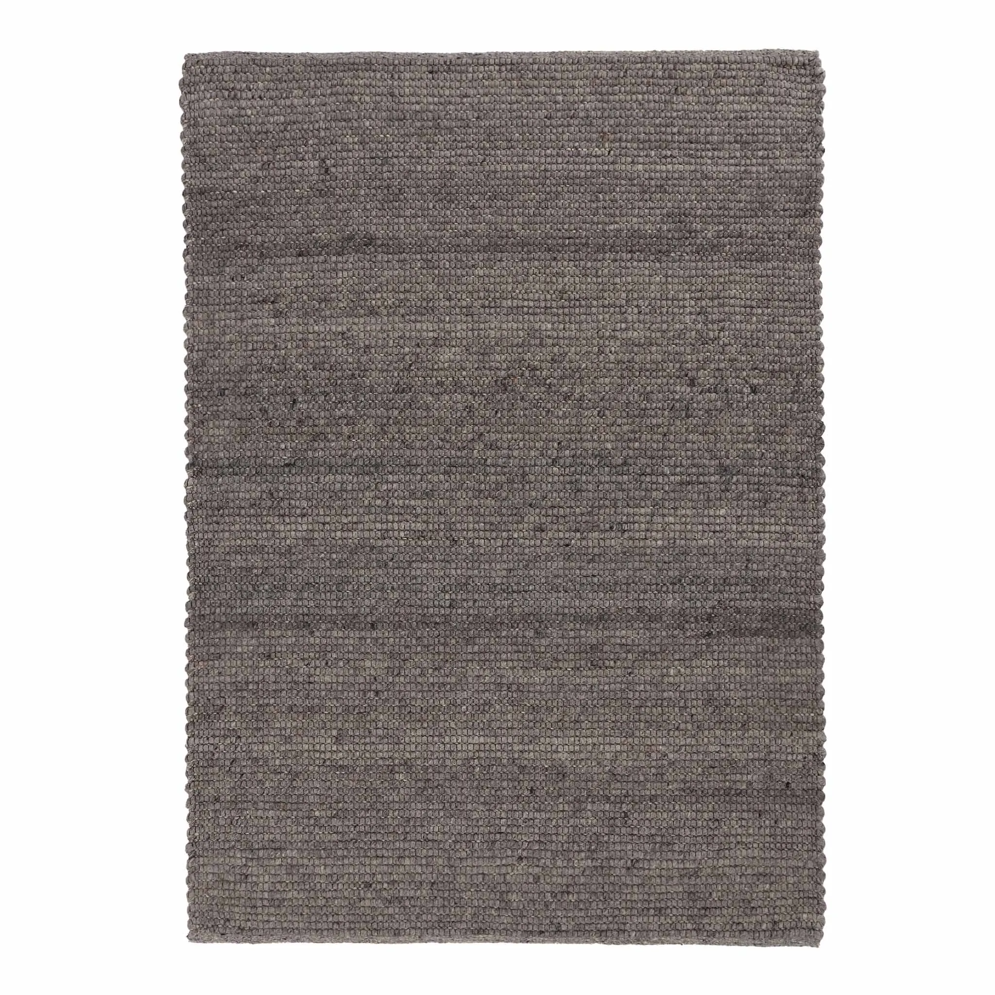 Domar Wool Rug [Grey melange/Grey]