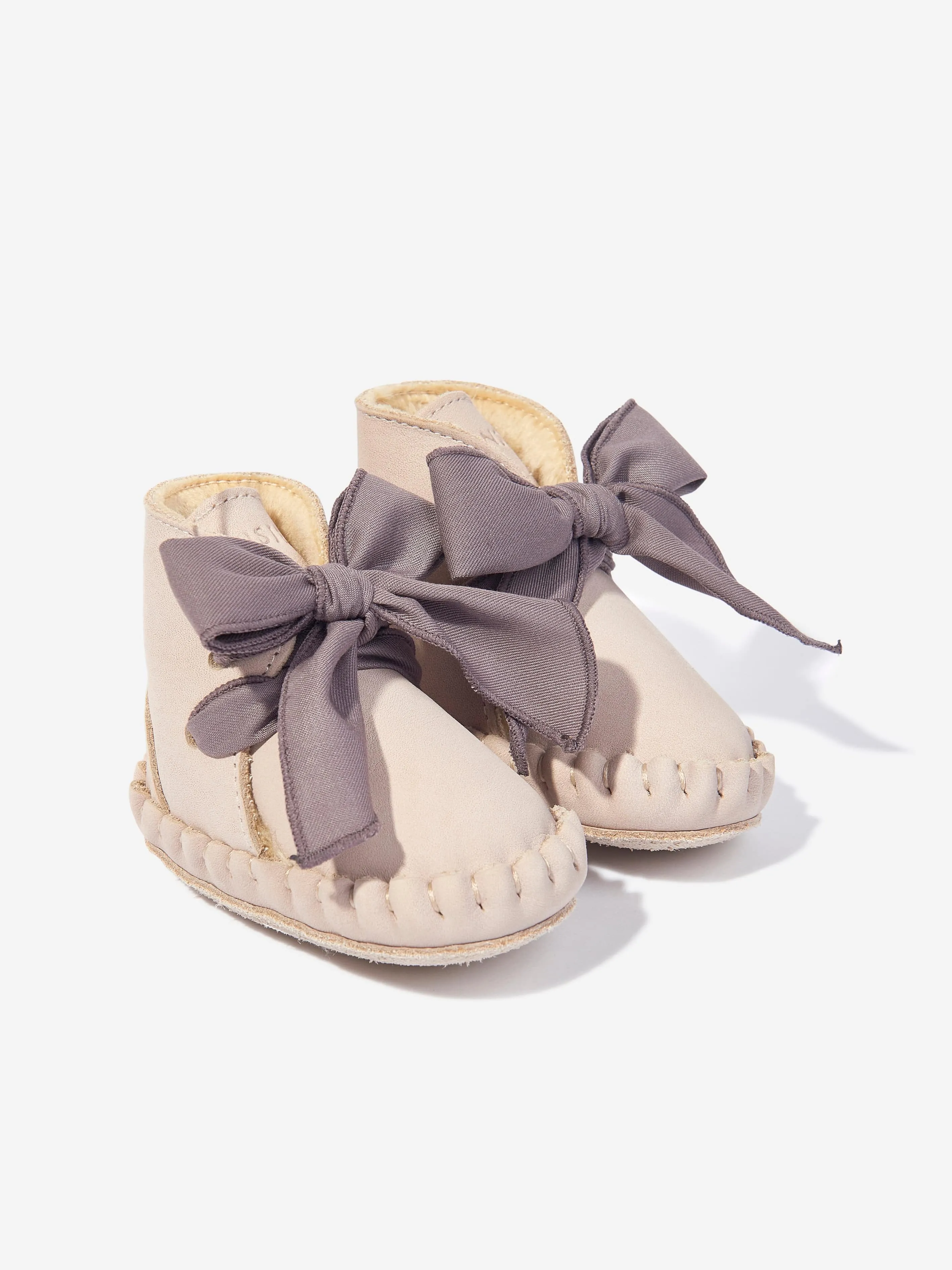 Donsje Baby Girls Pina Organza Booties in Purple