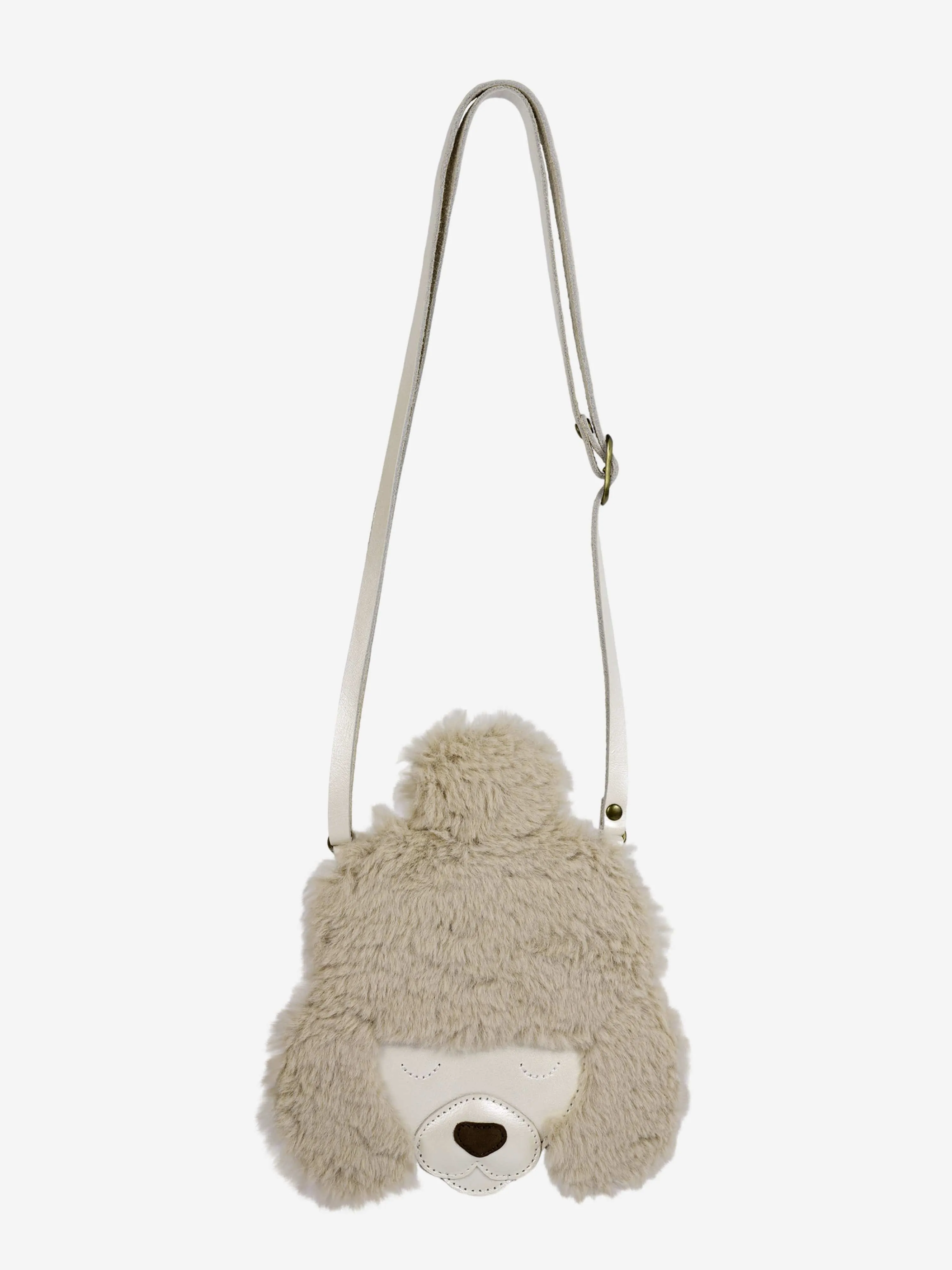 Donsje Girls Britta Exclusive Poodle Purse in Ivory (12cm)