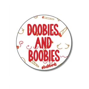 Doobies and Boobies Sticker - Pack of 3