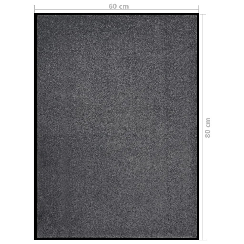 Doormat Anthracite 60x80 cm