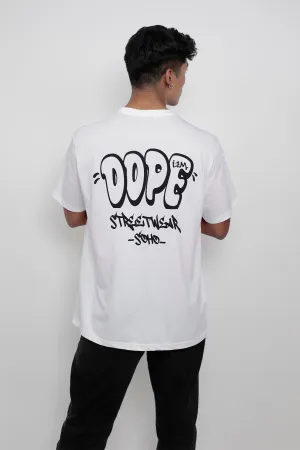 Dope White Oversized T-shirt