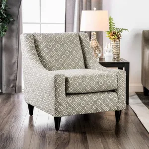 Dorset Light Gray/Pattern Square Chair