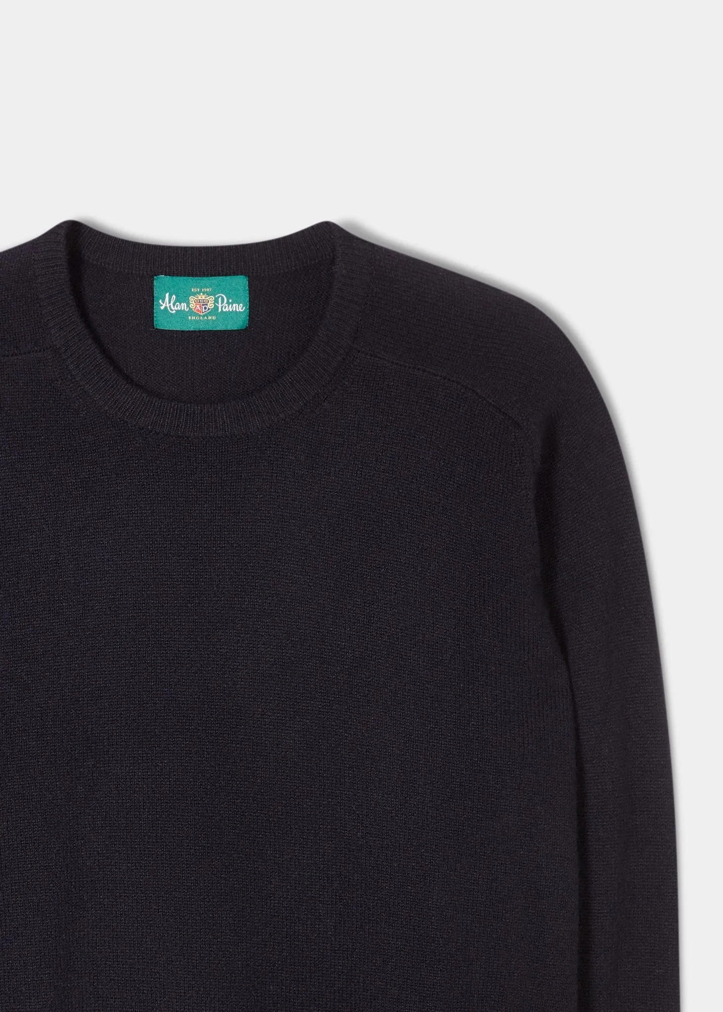 Dorset Men's Lambswool Jumper in Navy - Classic Fit