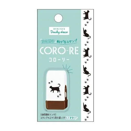 DOTS Kamio CORO-RE Rolling Stamp Oil-Based Pigment Ink Permanent Ink Stamp Cat Stamp Leaves Stamp Dots Stamp Stars Stamp | 209228