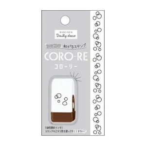 DOTS Kamio CORO-RE Rolling Stamp Oil-Based Pigment Ink Permanent Ink Stamp Cat Stamp Leaves Stamp Dots Stamp Stars Stamp | 209228