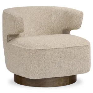 Dottie Swivel Chair, Berber Oatmeal