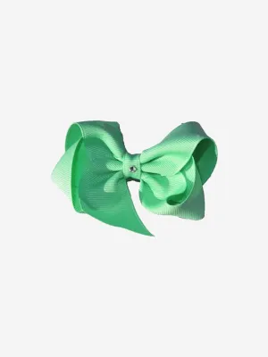 Dotty Daydreams Girls Mint Green Bow Hairclip