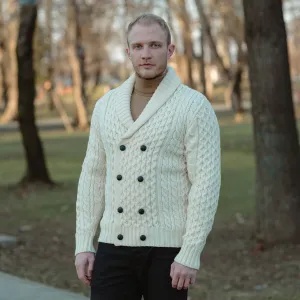 Double Breasted Shawl Cardigan