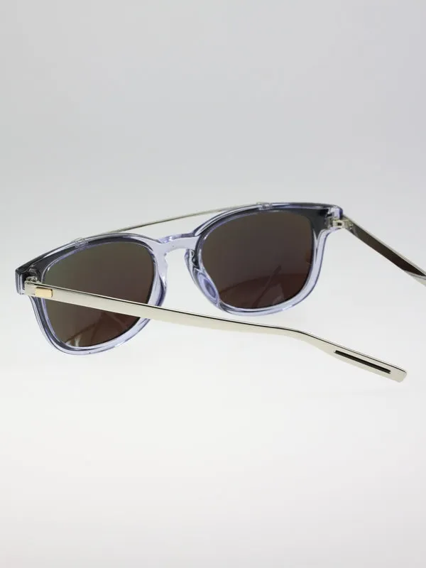 double brow square sunglasses