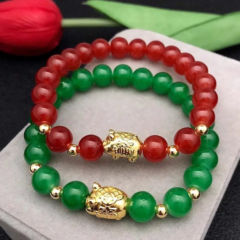 Double Color Beaded Bracelet