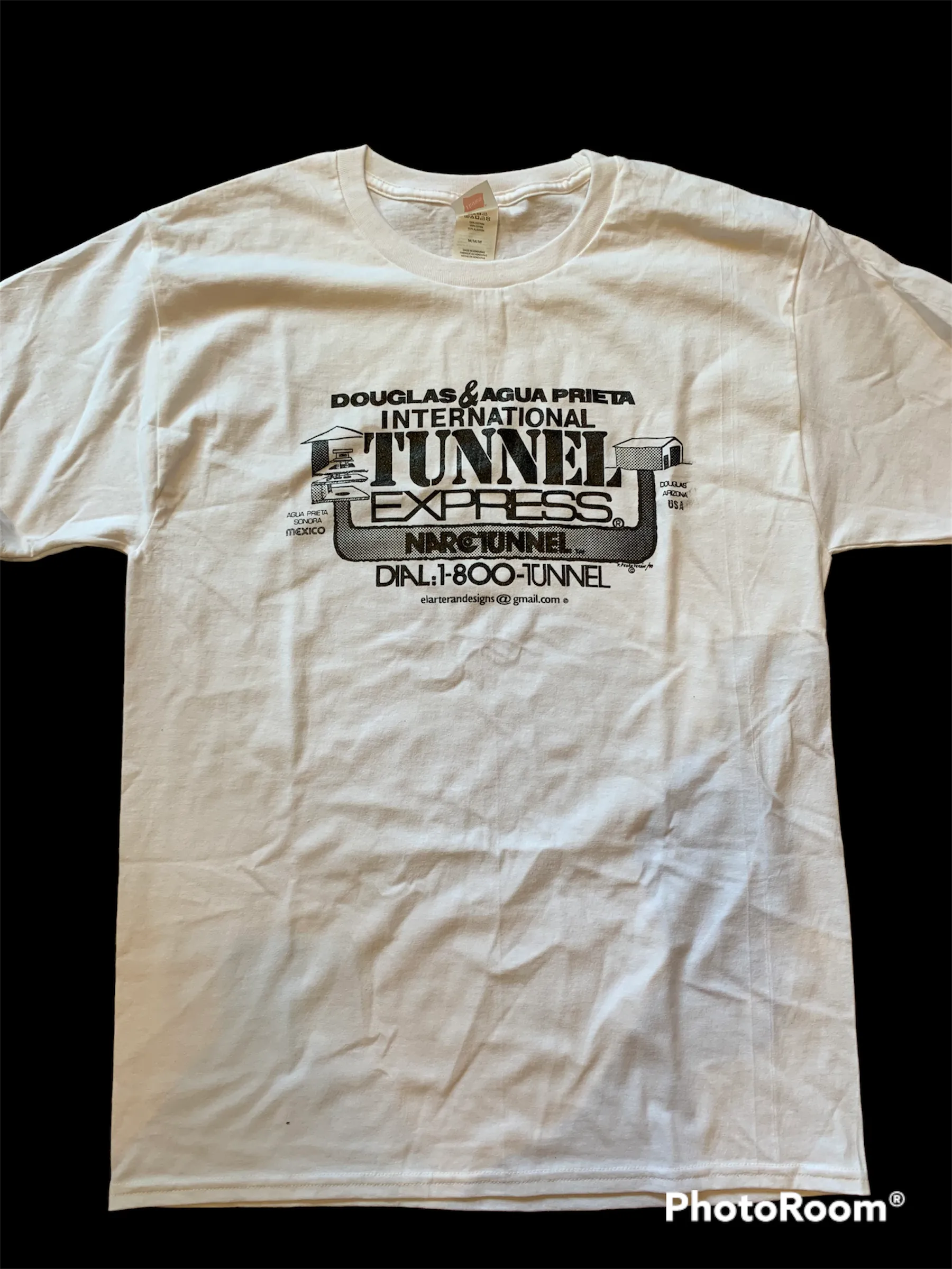 Douglas-Agua Prieta 1990 Drug Tunnel T-Shirt