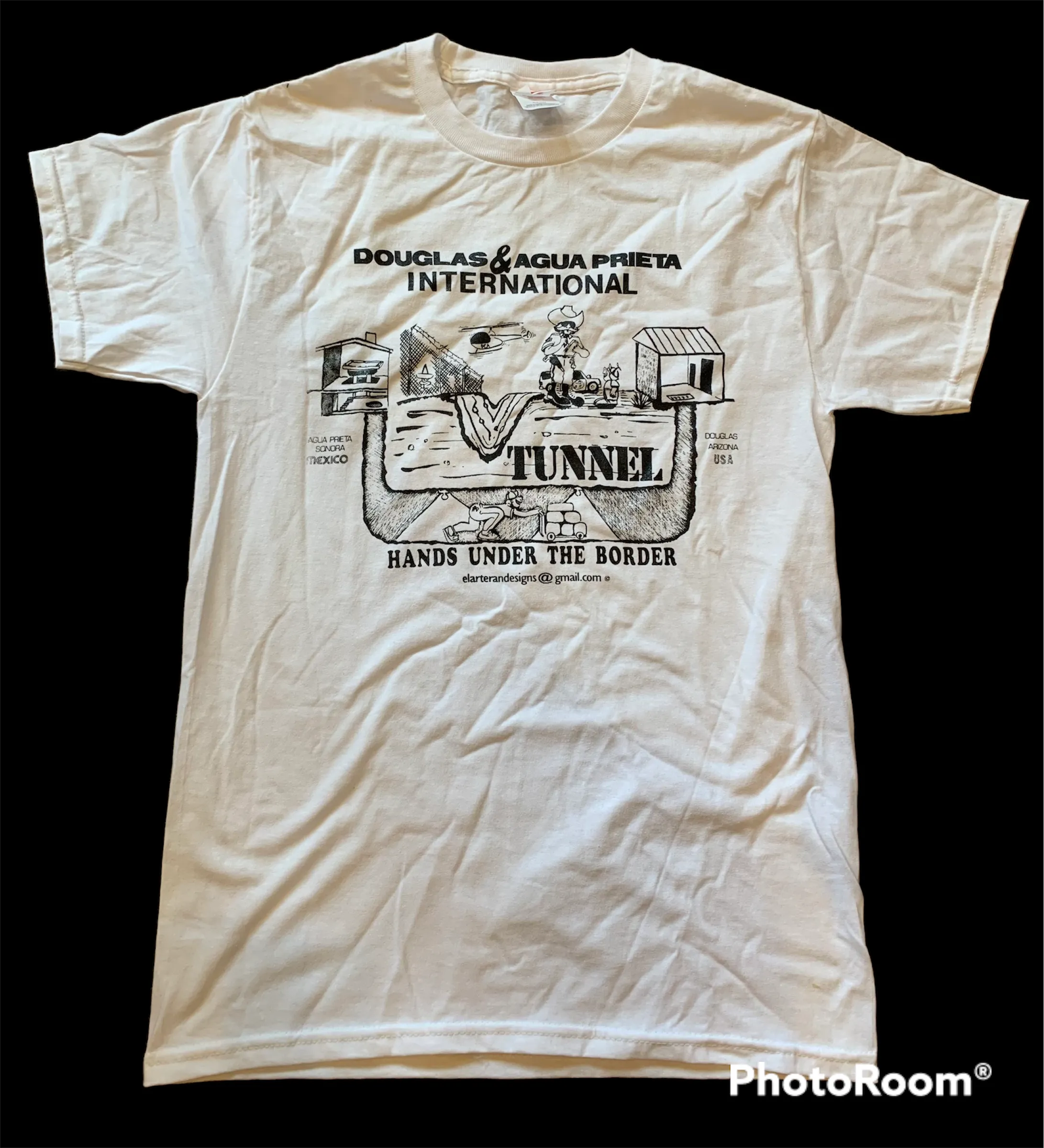 Douglas-Agua Prieta 1990 Drug Tunnel T-Shirt