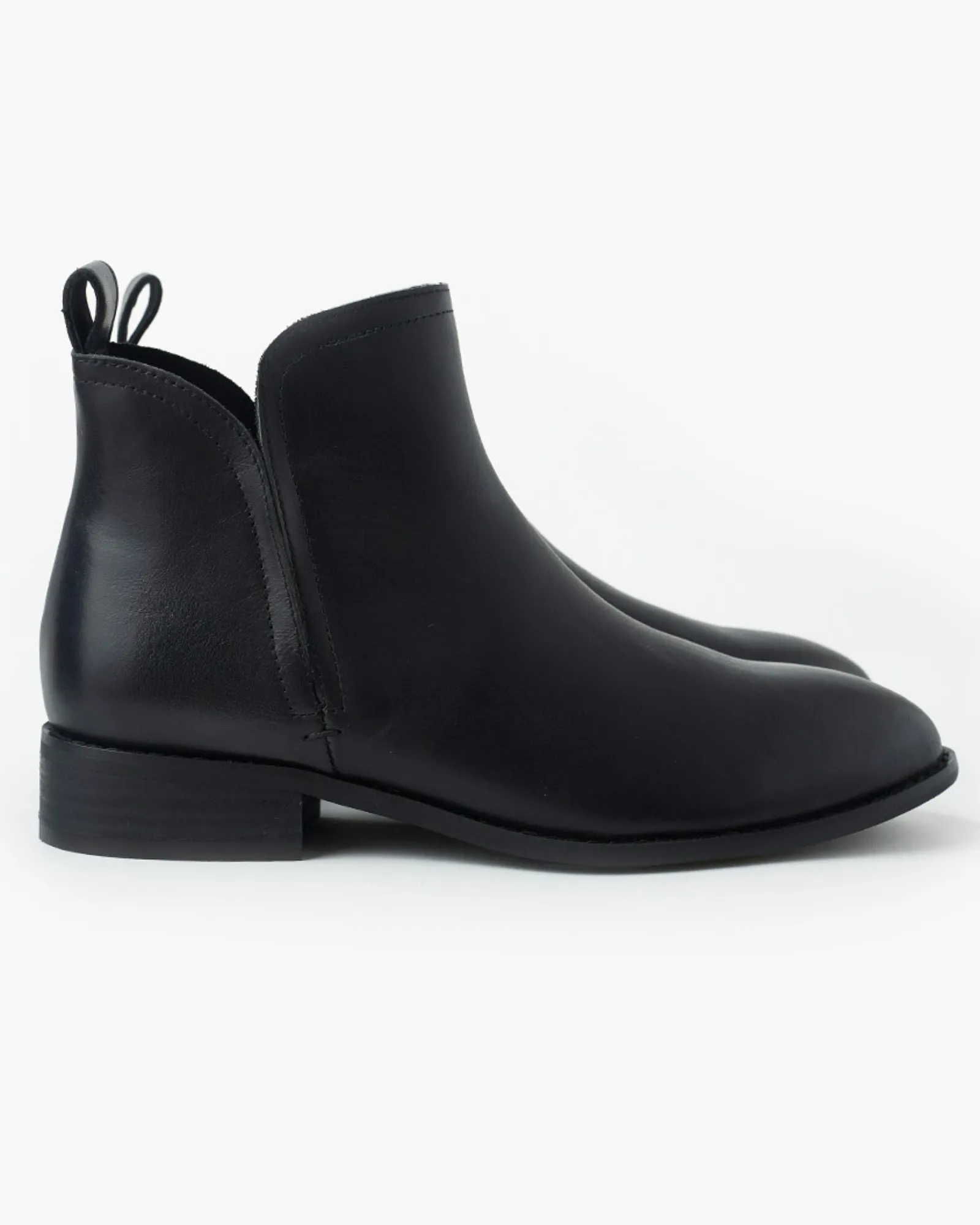 Douglas Leather Boot - Black