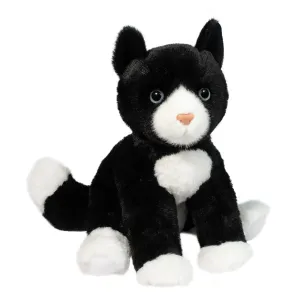 Douglas Soft Beckie Black & White Cat 12"