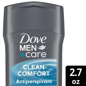 Dove Men Care Long Lasting Antiperspirant Deodorant Stick, Clean Comfort, 2.7 oz