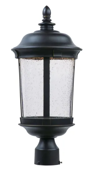 Dover 21" Single Light Outdoor Post Mount in Bronze