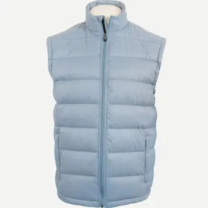 Down Vest - Dusty Blue