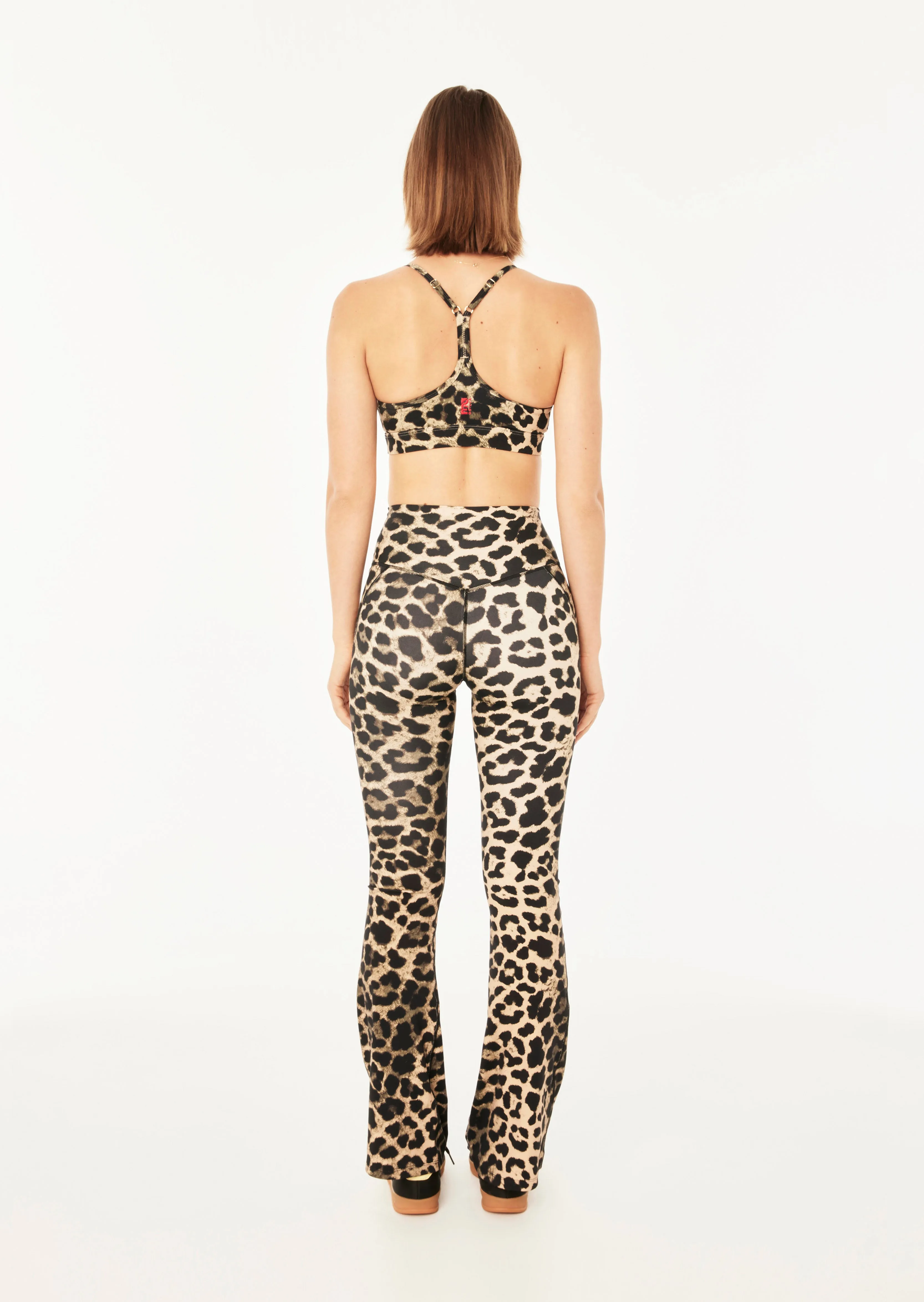 DOWNFORCE REFORM SPORTS BRA IN ANIMAL PRINT