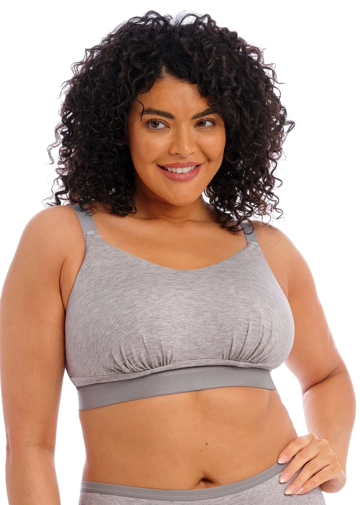 Downtime Bralette In Grey - Elomi