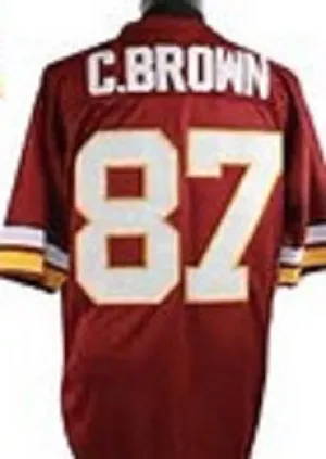 Downtown Charlie Brown Washington Redskins Throwback Football Jersey