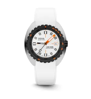 DOXA Sub 300 Beta Searambler Rubber White - 830.10.021.10