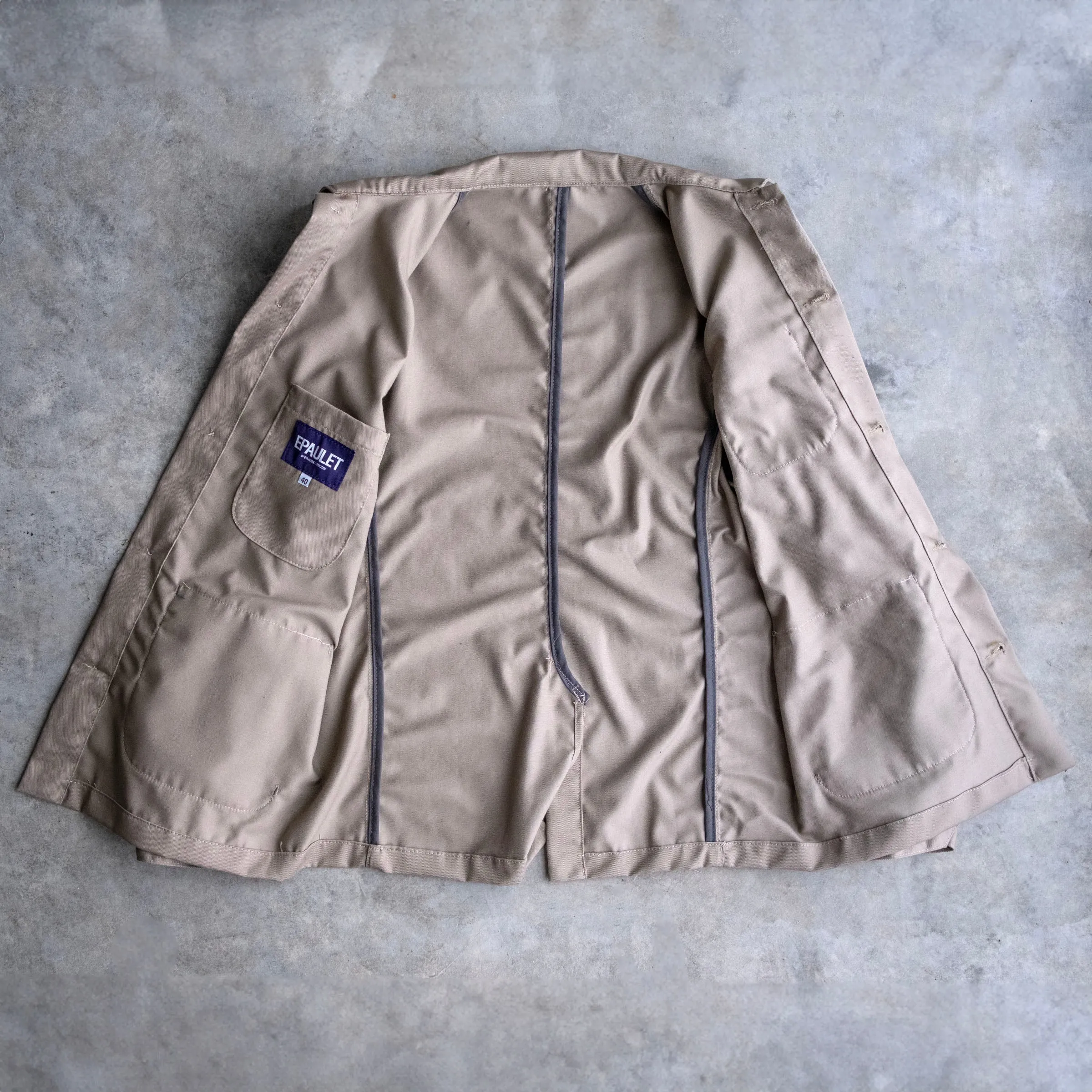 Doyle Jacket Khaki 8oz Cramerton Twill