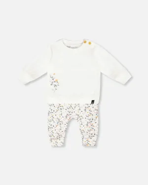 DPD Sweatshirt & Floral Pant Set