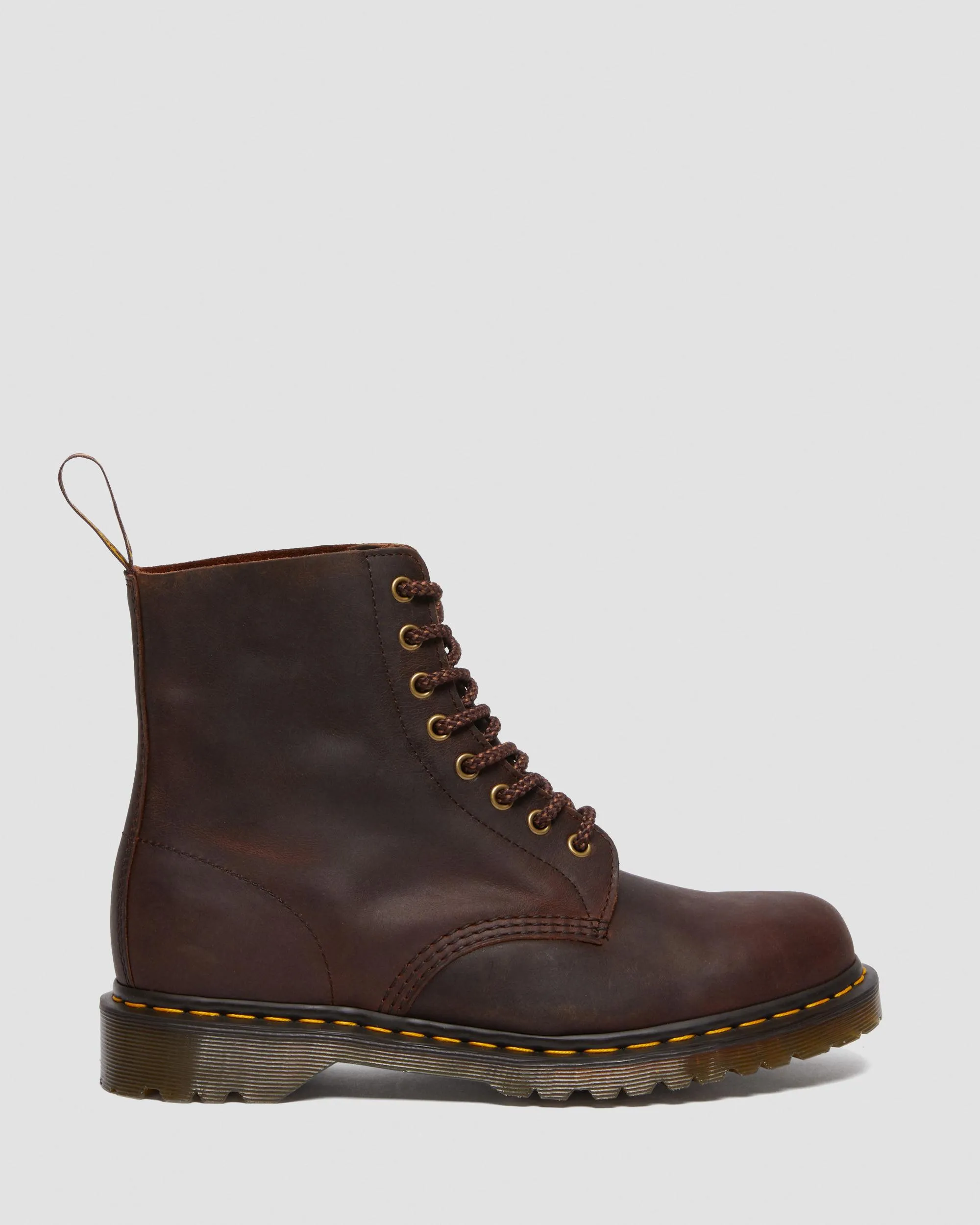 Dr. 1460 Pascal waxed leather lace-up boots. Martens