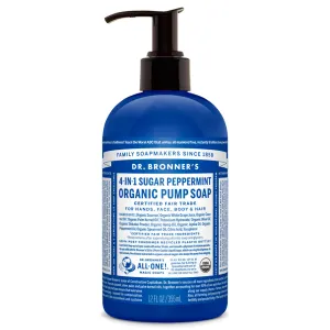 Dr. Bronner's Pump Soap - Peppermint (355ml)