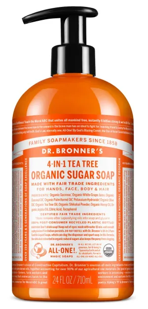 Dr. Bronner's Pump Soap - Tea Tree (710ml)