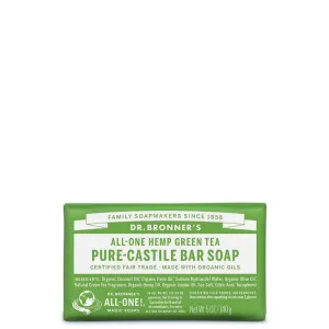 Dr Bronner's Pure-Castile Bar Soap - Green Tea