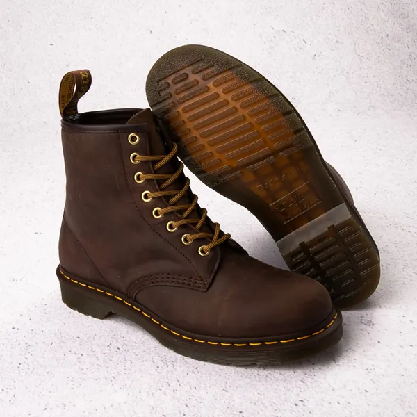 Dr. Martens 1460 Aztec Crazy Horse 8 Eye Boots, Brown