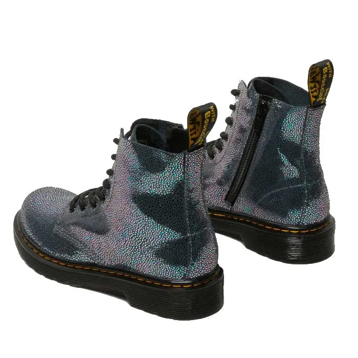 Dr Martens Kids - 1460 J Iridescent   Metallic Kidray Boot