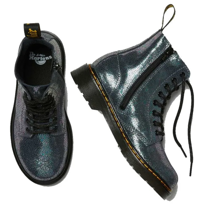 Dr Martens Kids - 1460 J Iridescent   Metallic Kidray Boot