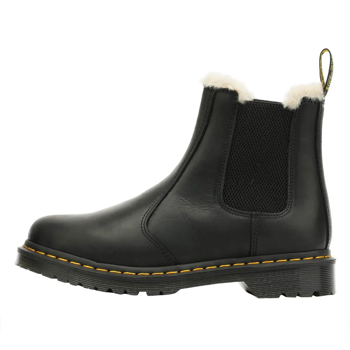 Dr. Martens Womens Black Burnished Wyoming Leonore Boots