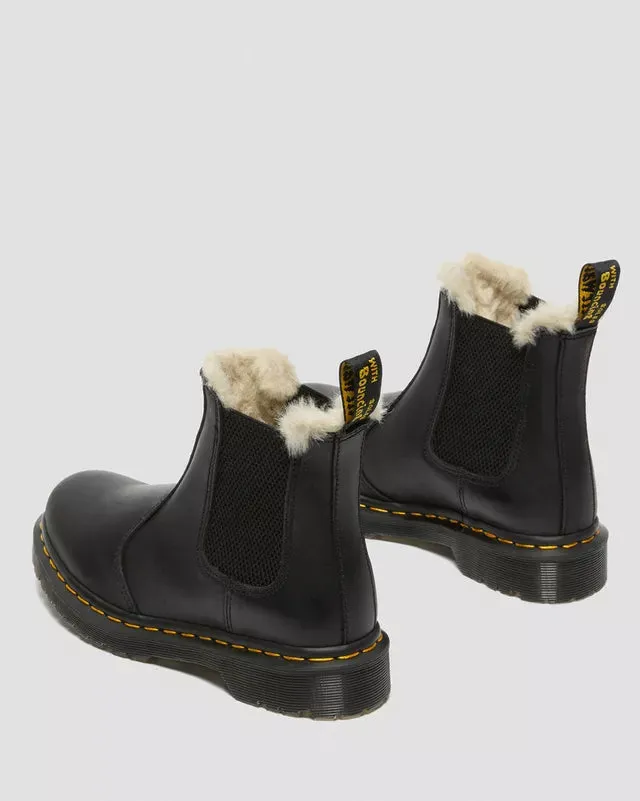 Dr. Martens Womens Black Burnished Wyoming Leonore Boots