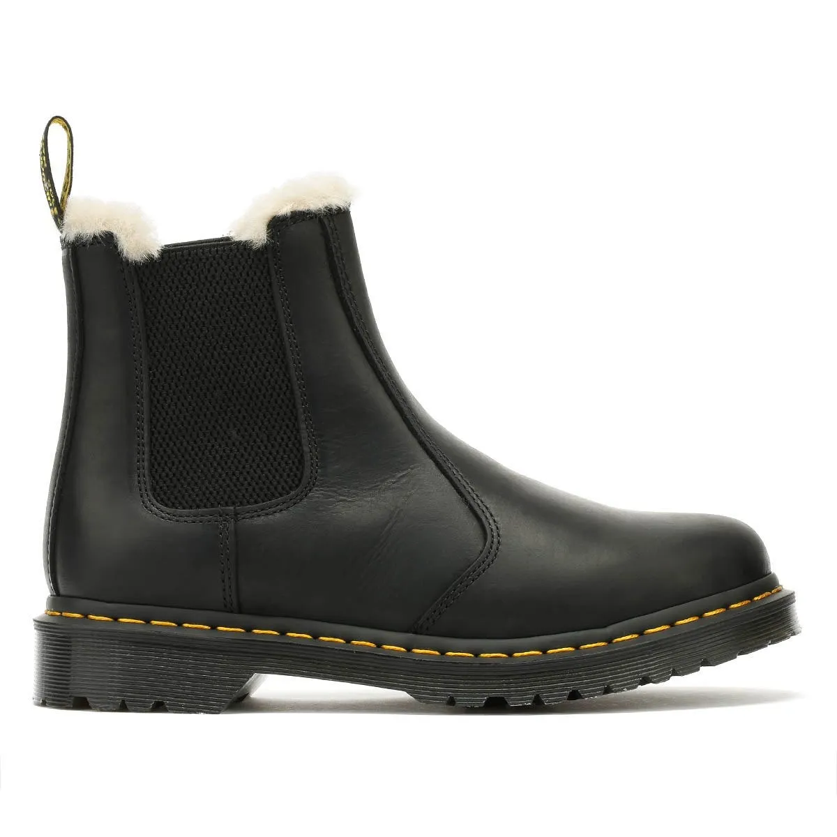 Dr. Martens Womens Black Burnished Wyoming Leonore Boots