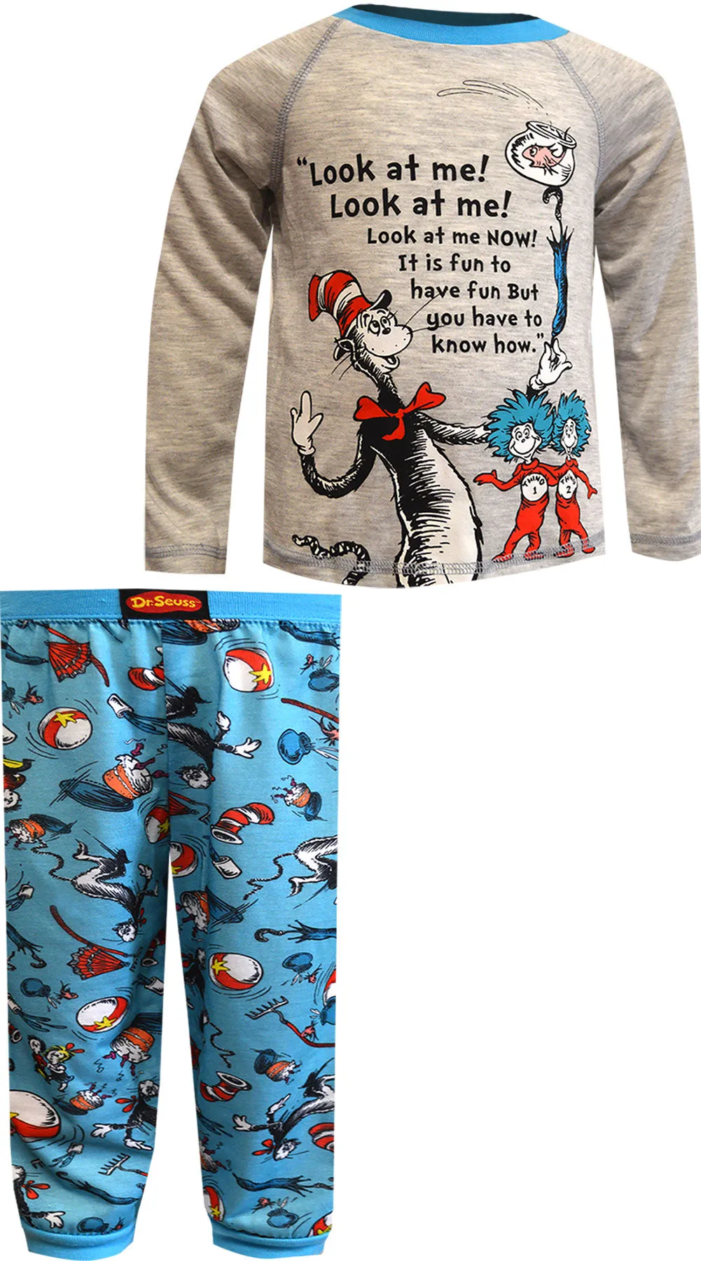 Dr. Seuss Cat in the Hat Having Fun Pajamas