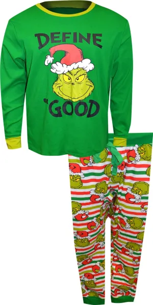 Dr. Seuss Grinch Define Good Guys Pajamas