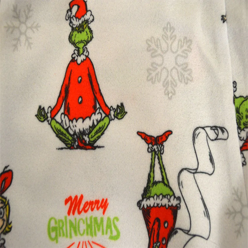 Dr. Seuss The Grinch Traditional Flannel Pajamas