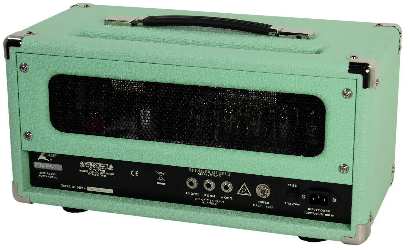 Dr. Z DB4 Head - Surf Green - Tan Grill