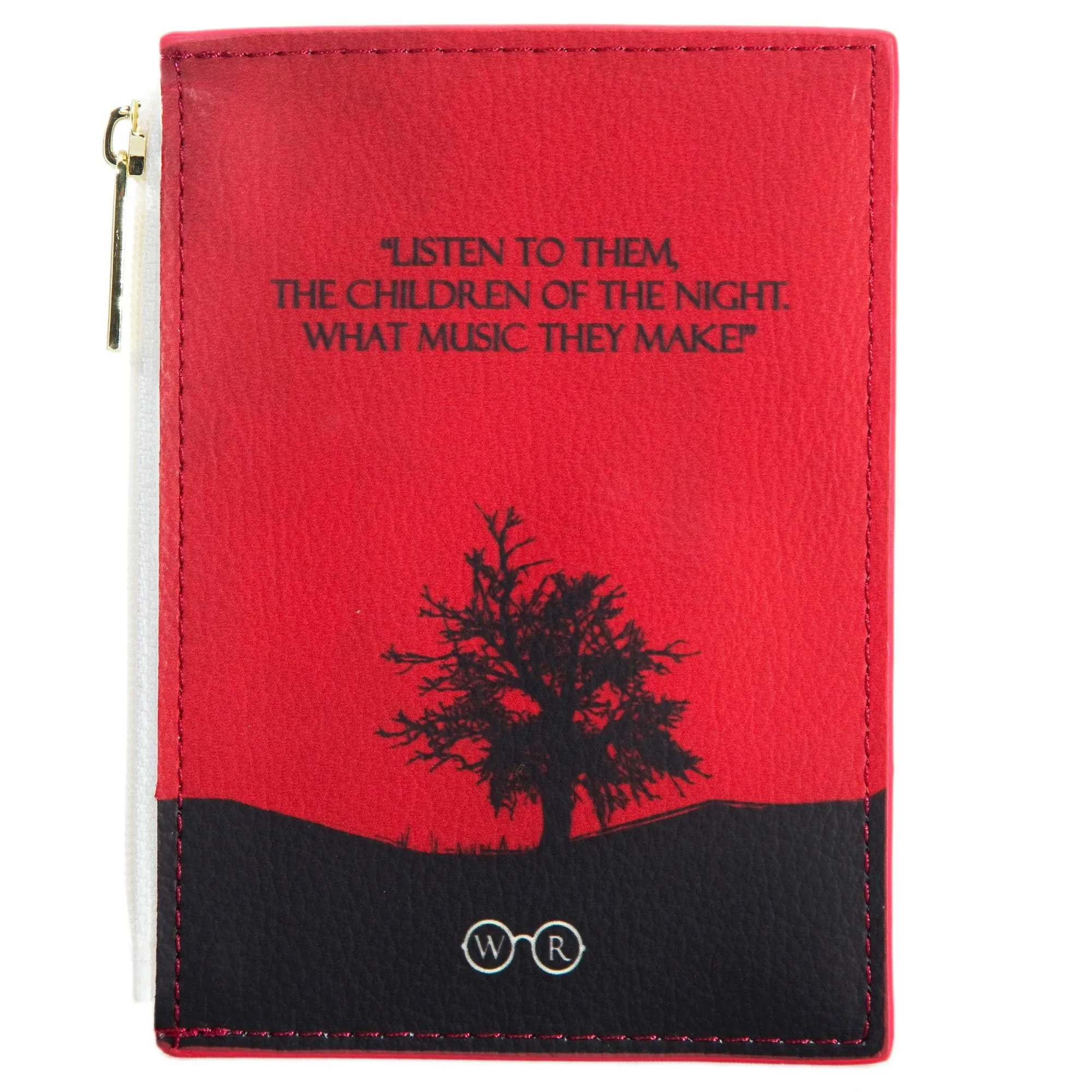 Dracula Moon Red Book Coin Purse Wallet